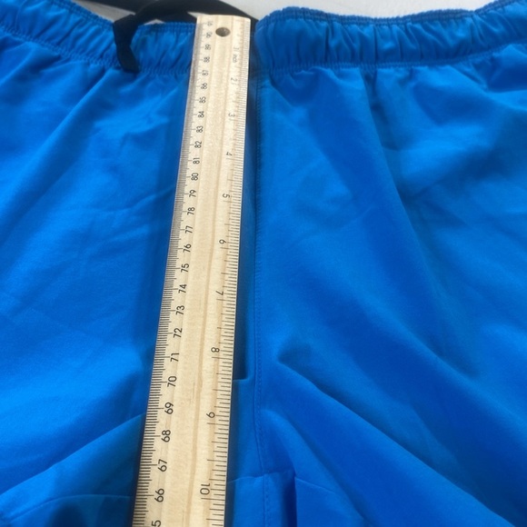 Nike Dri-Fit Running Shorts Medium Blue Just Do It Lined Athletic Gym - Picture 11 of 12